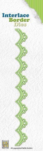 113 - ILD002 - Nellie Snellen - Interlace border Die - Flower