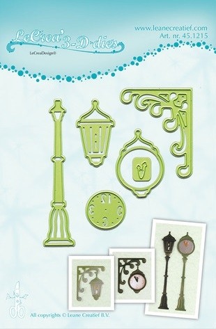 122 - 45.1215 - Lea’bilities - Clock & lantern snij en embossing mal