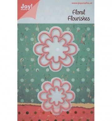 132 - 6002/0159 - Joy! Crafts  - Cutting & Embossing Stencil - Floral Flourishes - Bloem 4