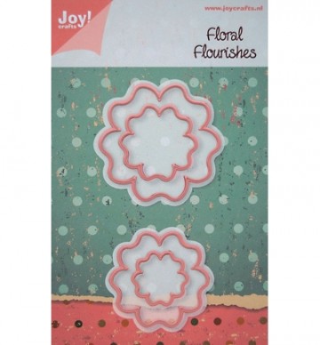 133 - 6002/0158 - Joy! Crafts  - Cutting & Embossing Stencil - Floral Flourishes - Bloem 3