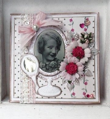 155 - LR0321 - Marianne Design - Creatables - Vintage Mirror