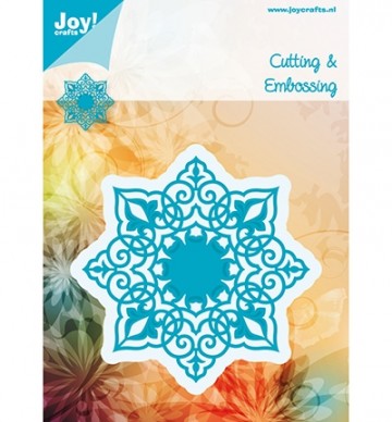 157 - 6002/0358 - Joy! Crafts - Cutting & Embossing Stencil - 8-punt stencil