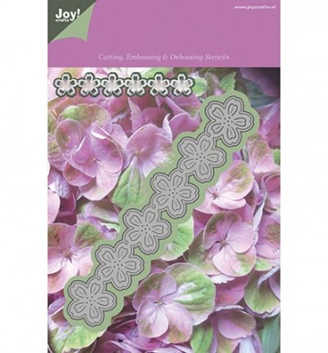 161 - 1201/0087 - Joy! Crafts  - Cutting & Embossing & Debossing Stencil - Bloem  5-lobbig