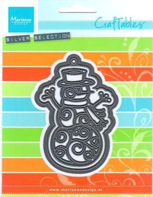 172 - CR1285 - Marianne Design - Craftables - Filigree Snowman