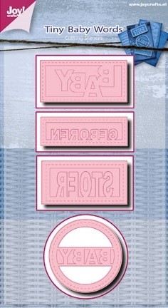 2 - 6002/0449 - Joy! Crafts - Cutting & Embossing Stencil - Thema - baby