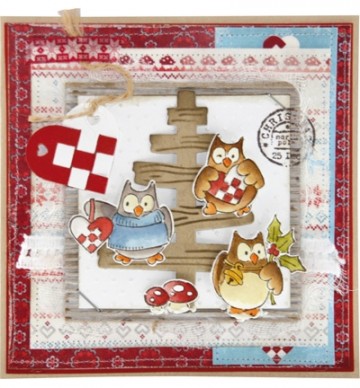 204 - CR1230 - Marianne Design - Craftables - Eline's wooden tree 