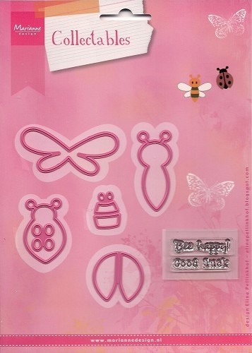 241 - COL1356 - Marianne Design - Collectables - Bee & Lady bird