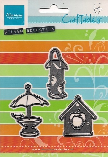 259 - CR1291 - Marianne Design - Craftables - Tiny's Birdhouse (3 pcs)