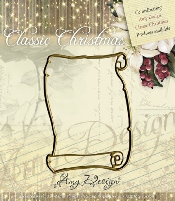 299 - ADD10019 - Die - Amy Design - Classic Christmas - Scroll