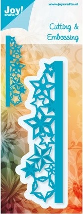 327 - 6002/0397 - Joy! Crafts - Cutting & Embossing Stencil - Rand met sterren