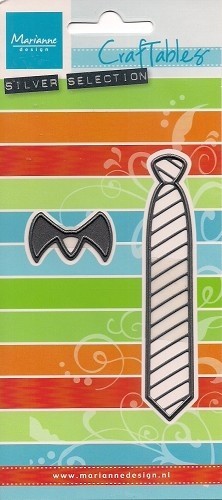 353 - CR1292 - Marianne Design - Craftables - Gentleman's Tie