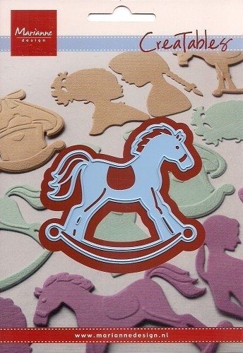 362 - LR0347 - Marianne Design - Creatables - Rocking horse