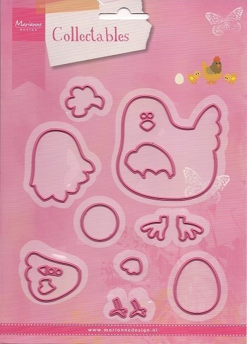 370 - COL1351 - Marianne Design - Collectables - Mother hen