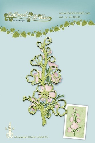 382 - 45.0560 - Lea'bilities - Flowering sprig snij en embossing mal