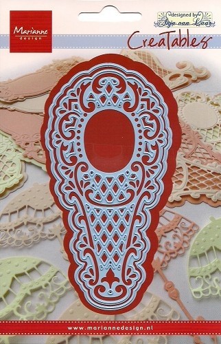 410 - LR0264 - Marianne Design - Creatables - Vintage fan 1