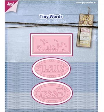 414 - 6002/0443 - Joy! Crafts - Cutting Stencil - NL tekst