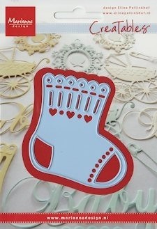 432 - LR0216 - Marianne Design - Creatables - Eline's sokjes