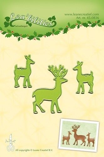 435 - 45.0836 - Lea'bilities - Deer snij en embossing mal