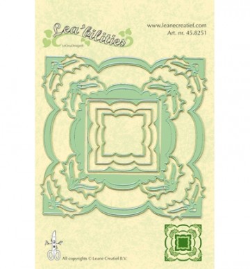 169 - 45.8251 - Lea'bilities - Frame holly snij en embossing mal