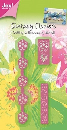 460 - 6002/0268 - Joy! Crafts - Cutting & Embossing Stencil - 3D Fantasy flower - rand