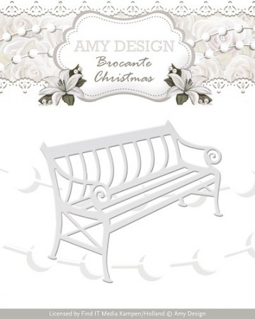 474 - ADD10035 - Die - Amy Design - Brocante Christmas - Bench
