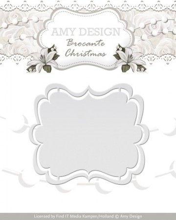 476 - ADD10032 - Die - Amy Design - Brocante Christmas - Label
