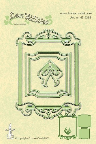 48 - 45.9388 - Lea'bilities - Frame classic rectangle snij en embossing mal