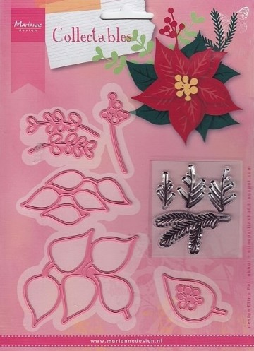 509 - COL1393 - Marianne Design - Collectables - Eline's Poinsettia