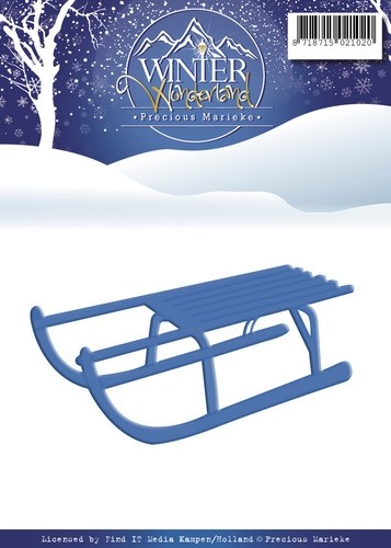 521 - PM10049 - Precious Marieke - Winter Wonderland - Sled