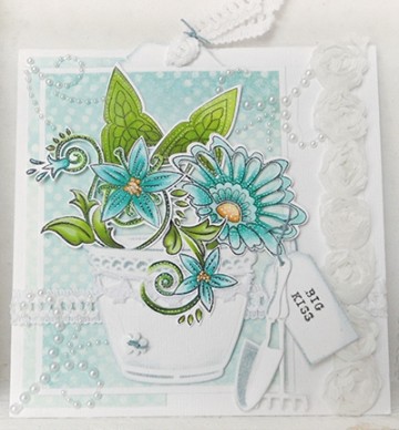 57 - COL1345 - Marianne Design - Collectables - Flowerpot