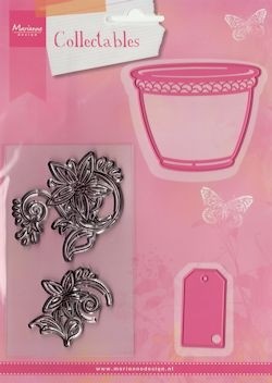 57 - COL1345 - Marianne Design - Collectables - Flowerpot