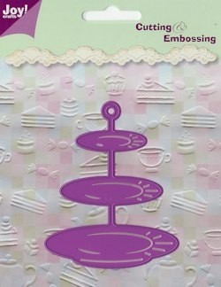 577 - 6002/0119 - Joy! Crafts - Cutting & Embossing Stencil - Etagere 3 laags