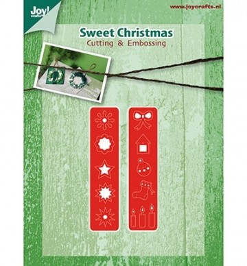 294 - 6002/2038 - Joy! Crafts - Cutting & Embossing Stencil - Sweet Christmas - Christmas symbool