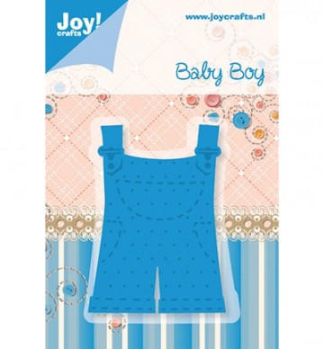 12 - 6002/0208 - Joy! Crafts  - Cutting & Embossing Stencil - Baby Boy - Broekpakje