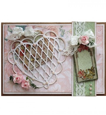 14 - 6002/0344 - Joy! Crafts - Cutting Stencil - Bille's Heart