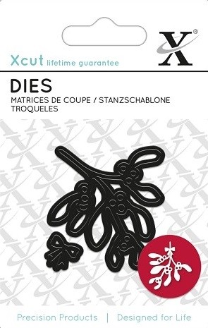 713 - XCU 504012 - Mini Die (2pcs) - Mistle Toe