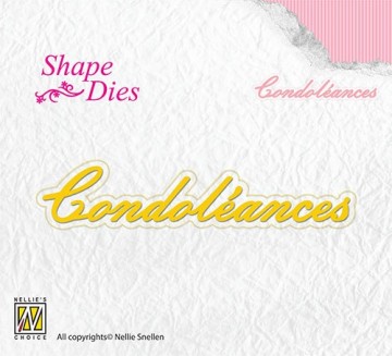 718 - SD094 - Nellie Snellen - Shape Dies - Condoléances