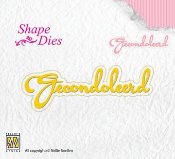 721 - SD101 - Nellie Snellen - Shape Dies - Gecondoleerd