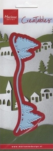 76 - LR0283 - Marianne Design - Creatables - Horizon pinetrees