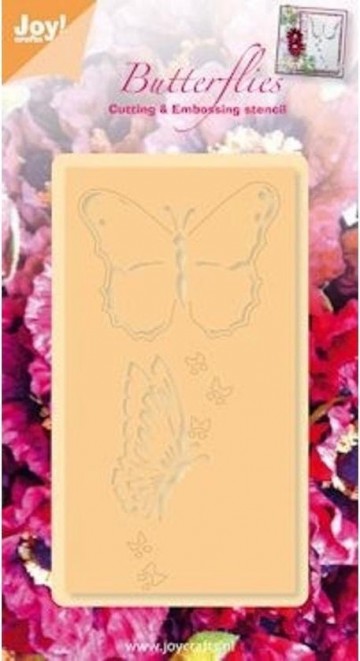 820   6002 0274   joy crafts   die   butterflies rechthoek   750