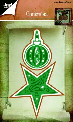 826   6002 2044   joycraft   kerstbal en kerstster   600