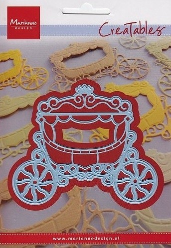 85 - LR0302 - Marianne Design - Creatables - Princess carriage