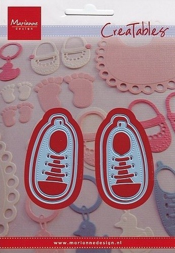 90 - LR0304 - Marianne Design - Creatables - My first sneakers