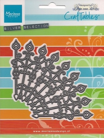 99 - CR1271 - Marianne Design - Craftables - Anja's decoration