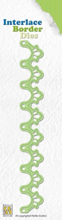 115 - ILD003 - Nellie Snellen - Interlace border Die - Crown