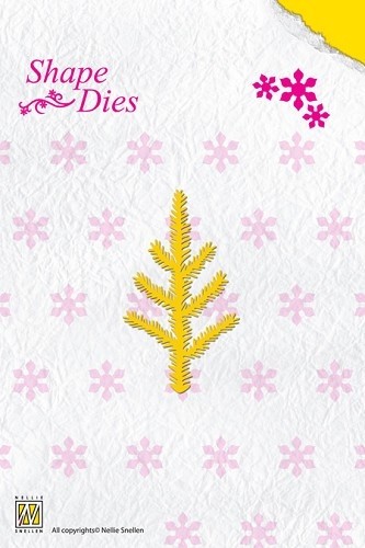 245 - SD021 - Nellie Snellen - Shape Die - Christmas pine branch